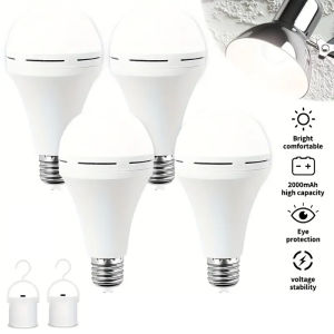 7-15W Rechargeable Bulb LED Outdoor Waterproof Emergency Light Portable Hanging Night Light Adjustable Camping Fishing Garden