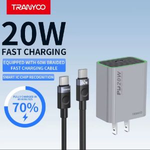 ZmTech US9C 120W Gallium Nitride Fast Charge Set 2-in-1 USB+Type-C Dual-PortFast Charging Kit