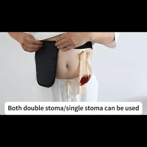 Double Ostomy Protective Cover Waterproof Adjustable Universal Colostomy Bag Cover Fixed Drainage Bag Hanging Bag