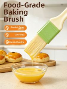 TAFUMAN | Baking Oil and Sauce Brush Heat Resistant Bristle Brush