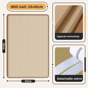 MONLEYTA | Myni Mat Cat Scratching Board Wear-Resistant No shedding Wall Claw Nest Sofa Protection Cat Supplies Jute Pad Cat Scratch Board