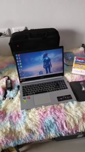 คอมพิวเตอร์ Notebook เล่นเกม ทำงาน เรียน ACER ASPIRE 5 A515-45-R6F9 AMD Ryzen 5 5500U 4.0G 6C/12T|DDR4 8G|Radeon Graphics|M2 256G|IPS 15.6 FHD USED