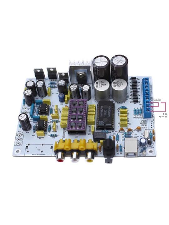 Chất Lượng Cao TDA1541 DAC Giải Mã Bảng TDA1387 IC QN7220P IC Đồng Trục ...