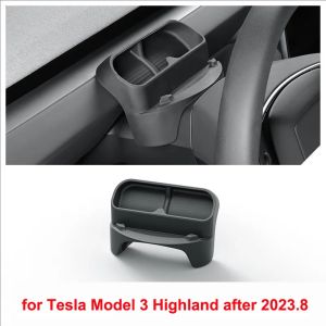 For New Tesla Model Y YL Juniper 2025 Model 3 Highland 2024 Steering Wheel Silicone SunGlasses Case Mobile Phone Holder Storage