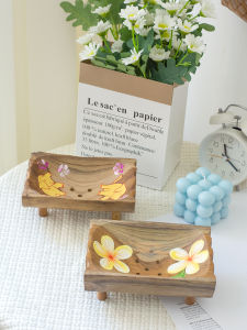 Hộp Đựng Xà Phòng Bằng Gỗ Nguyên Khối Sáng Tạo Sang Trọng Cổ Điển Dùng Trong Gia Đình Phòng Tắm Bệ Rửa Tay Chống Thấm Nước