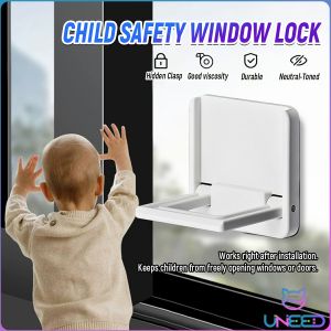 Need Security Child Safety Lock Mult-function Cabinet Lock Sliding Door Lock Universal Drawer Handle 1PC