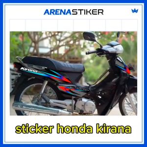 KIR01c Stiker Striping Honda Kirana 125 & NCX Dream 125: Variasi Motif Racing Gradasi Retro