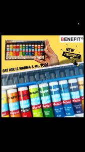 CAT AIR 12 WARNA 6 ML/TUBE MERK BENEFIT CAT WARNA