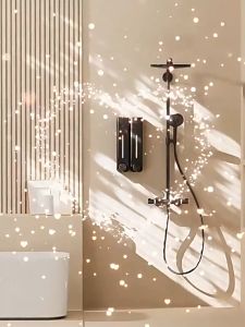 500ml*2 Double Pump Soap Liquid Dispenser Wall Mounted Bathroom Shower Gel Shampoo Dispenser