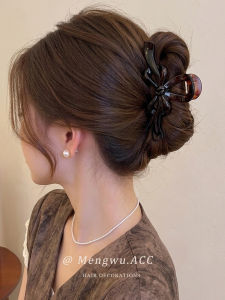 MENGWU | Korean Cold Aesthetic Bow Simple Elegance Hair Clip