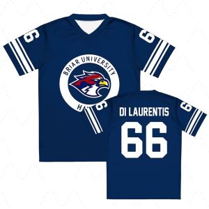 2026 Off Campus Briar University Jersey Graham 44 22 Di Laurentis 66 Tucker46 T-Shirt V-Neck Short Sleeve Men Women Tee 3d Print