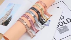 Diamond Bling Strap For Apple Watch Band 40mm 45 44 41 42 46 49 38mm Metal Women Bracelet IWatch Series 12 11 10 9 8 7 SE 6 5 4
