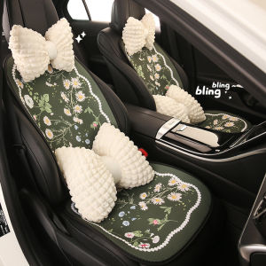 Ghế Ô Tô Mùa Đông Phổ Biến Dễ Thương Phù Hợp Với Mọi Mùa Ghế Phụ Trợ Lưng Bằng Vải Polyester Thoải Mái Cho Phụ Nữ