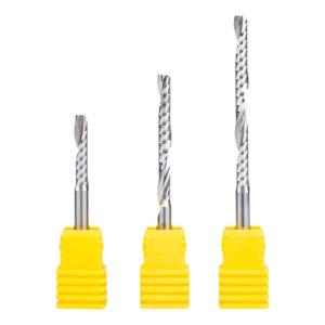 HUHAO | Acrylic 4mm Single Flute Spiral Milling Cutter
