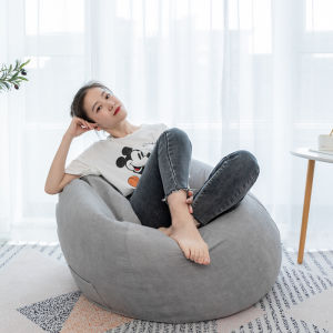 Modern Minimalist Bedroom Floor Cushion Backrest Carpet Tatami Style Seat Pad Soft Polyester Mixed Fabric Solid Color Design