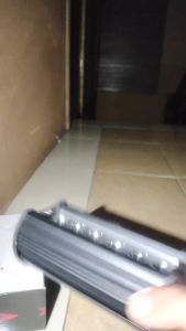 Lampu tembak motor /lampu sorot motor model kotak panjang 12 led super terang