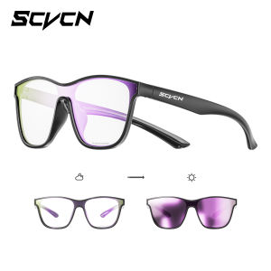 SCVCN Photochromic Running Road Bike Men Cycling Eyewear Outdoor Sunglasses Women Sports Glasses Mountain UV400 Driving Goggles