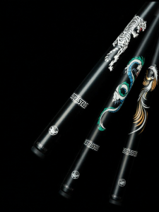 Konllen | Dragon Tiger Design Carbon Fiber Snooker Cue