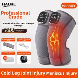 3-Gear Heat Therapy Massaging Knee Pads