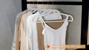 50pcs Velvet Hanger BEIGE IVORY Elegant Design 15 Colors to choose From