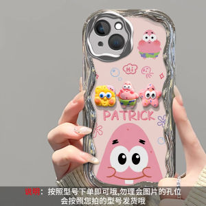 Apple 15Plus 14Pro New Model IP13 Electroplated Full Cover 12Mini Sponge Bob 8P Cute 6S Anti-Fall Protection Soft Case SE23 Premium Bracelet