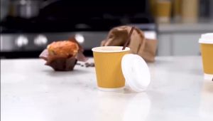 [50pcs] Paper Coffee Cup with LID / Hot Drink Cup /  Cafe Takeaway Cup/Cawan Kertas/Cawan Air Panas