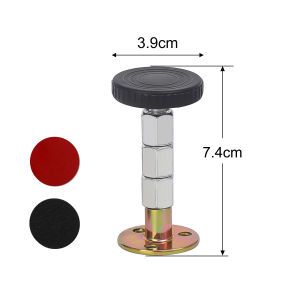 Adjustable Threaded Bed Frame Mental Sofas Wall Support Anti-Shake Stabilizer Self-adhesive Headboard Fixer Bed Stops Fasteners Furniture Kits