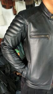 Jaket kulit domba 100%kulit jaminan uang kembali tanpa harus mengembalikan barang