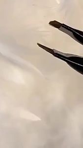Masely Eyes Makeup Brush Precise Detail Brush Blade Shape Oblique Head Eyeliner Eyebrow Brush 1Pc