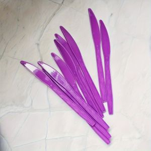 10pcs Disposable High Quality Plastic Cake Knife Birthday Cake Knife