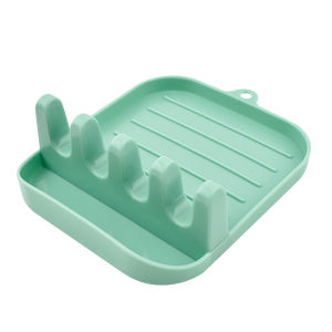 Kitchen Pot Lids Spoon And Chopsticks Rest Holder Shelf Organizer Non-slip Spoons Pad Cooker Stand Supports