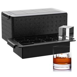 ZUOLEJIA | Premium Transparent Square Silicone Bubble-Free Ice Mold