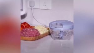 Máy Xay Thịt Thủ Công 500ml Máy Xay Tỏi Máy Nghiền Bằng Tay Máy Ép Dụng Cụ Nấu Ăn Thân Thiện Với Môi Trường Máy Xay Rau Máy Cắt Ớt Máy Cắt Hành