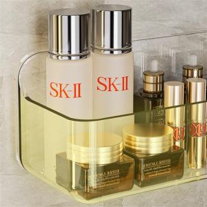 Bathroom Wall Mounted Rack Hygienic Room Partition Shelf Toilet Washstand Storage Rack Plastic No Drilling Required