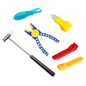 Legoe Small Particles Building Blocks Assembly Auxiliary Tool Kit Demounting Clamp Hammer Extractor Fixing Glue Universal for Boys And Girls