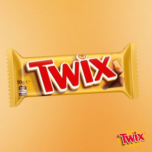 [แพ็ก 12 ชิ้น] Twix ทวิกซ์แบบแท่งคู่ 50 กรัม12ชิ้น (00000018-B)
