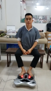 Máy Massage Màu Bạc Chân Hồng Ngoại Châm Cứu Xung Điện Vật Lý Trị Liệu EMS PVN6540