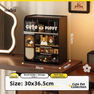 MEISD | Dust-proof Large Capacity Makeup Organizer Box