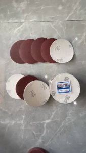 Amplas Bulat 4" Hss 100 pcs Grade P80 Amplas Bulat Velcro Hss 4inch P80 -Amplas Velcro 4in