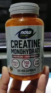 Now Foods Sports Creatine Monohydrate 750 mg 120 Capsules Muscle Fuel Lean Mass Energy Production