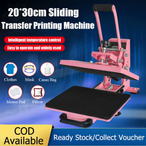 23x30-Inch Hot Press - Sliding Transfer Printing Machine For T-Shirts /DIY Clothing Multi-Functional Heat Transfer Printing And Rhine Stone Ironing Machine