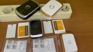 Bel Rumah Wireless Waterproof Tanpa Kabel  Door Bell Pintu 1 Receiver EU (zoom)