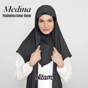 hijabinspo - Pashmina Inner Premium Instan Inner Dubai Shawl Fahira Kaos Jersey Oval Malay Nutup Leher 2in1