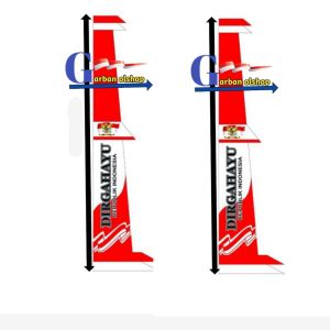 bendera bandir dirgahayu 1pcs