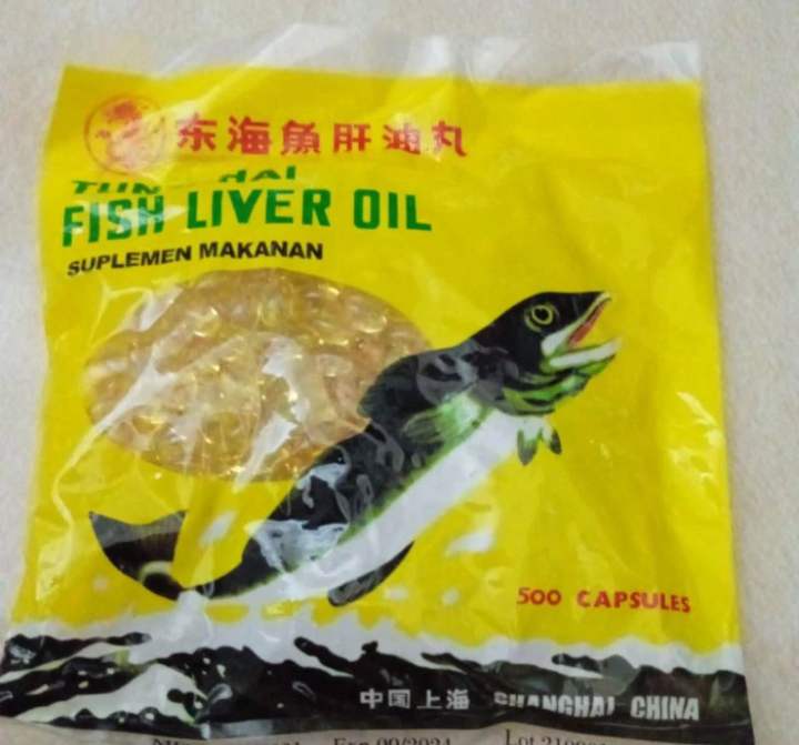 Tung Hai Minyak ikan Fish liver oil 500 capsule | Lazada Indonesia