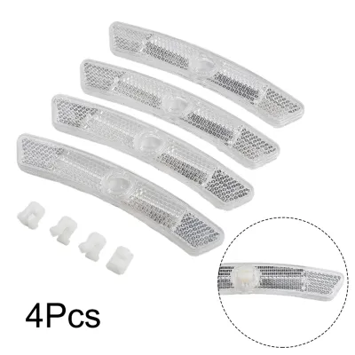 Giyo | Bicycle Reflective Strips Spoke Reflector Garden Indoor 125*20mm Accessories Mountain Bike Replacement White/Yellow