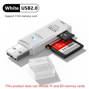 2-in-1 Micro SD Card Reader USB 3.0 TF Memory Card Reader USB 3.0 High Speed Data Transfer OTG USB 2.0 SD/TF Adapter Flash Drive