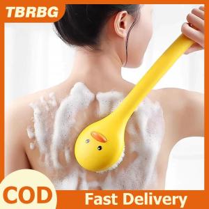 TBRBG Cute Duck Long Handle Bath Brush Soft Bristles Shower Scrubber Exfoliation Body Scrub Skin Bath Cleaning Brush