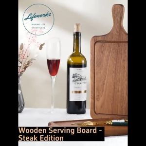 Small Wooden Serving Board | Rectangle Wooden Serving Platter | Mini Cheese Board