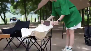 【VIDKHSY Store】Portable Moon Camping Chair | Foldable Outdoor Chair with Adjustable High Back Heavy Duty Steel Frame Beach Chair for Picnic Fishing Hiking